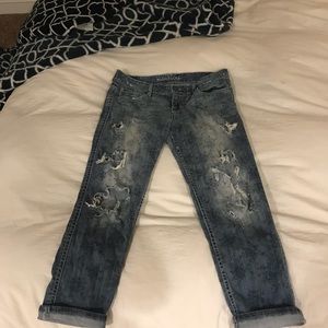 Boyfriend crop jeans